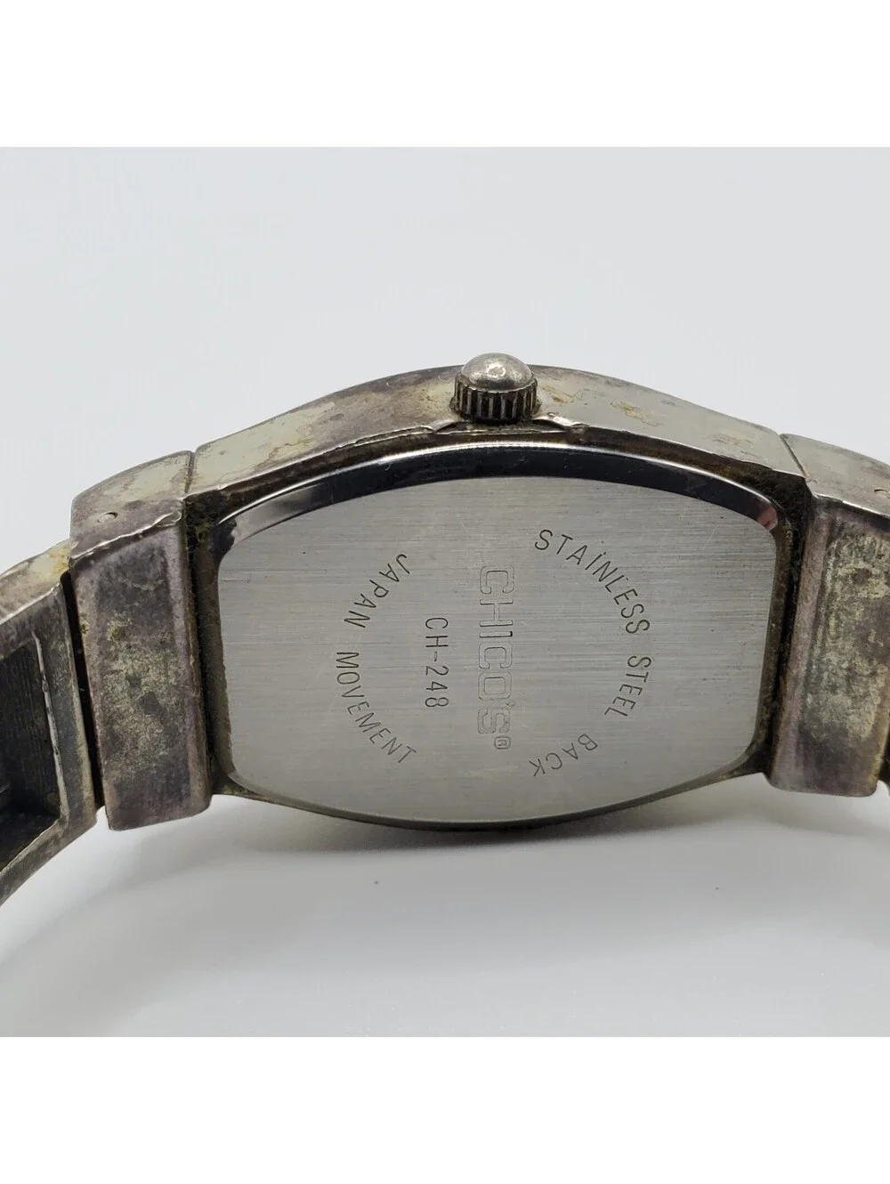 Chicos Quartz Womens Watch 25mm Rectangle New Battery